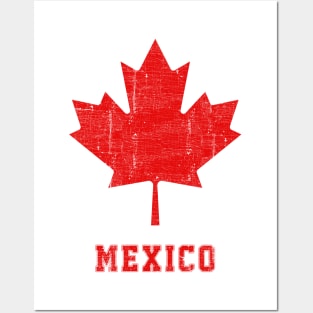 Mexico --- Maple Leaf Meme Design Posters and Art